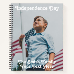  sterren Stripes America Flag Custom Notitieboek