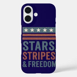Sterren Stripes & Vrijheid iPhone Case Patriottisc