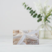 Sterren tussen schelpen visitekaartje (Staand voorkant)