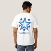 Sterren van Amerika T-shirt (Achterkant volledig)