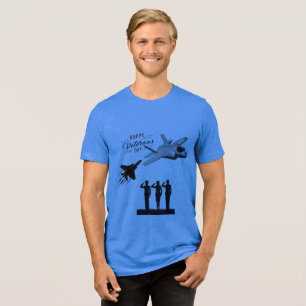 Sterren van blauw offer Tri-Blend shirt