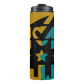 Sterren van goedkeuring - een modern perspectief thermosbeker (Voorkant)