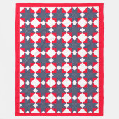 Sterren van Hope Americana Shower Fleece Blanket (Voorkant)