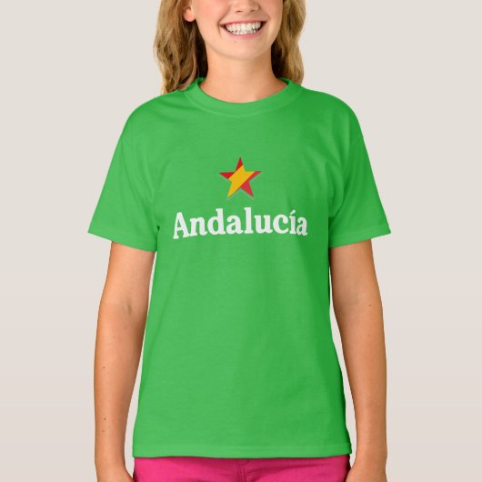 Sterren van Spanje - Andalusië T-shirt (Voorkant)