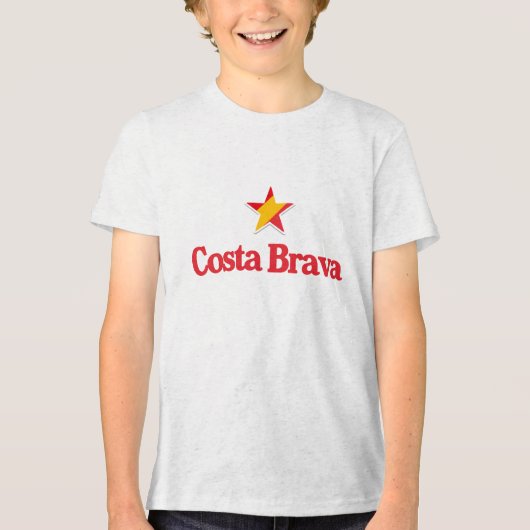 Sterren van Spanje - Costa Brava Tri-Blend Shirt (Voorkant)