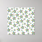 Sterren Verretched Canvas afdrukken (Voorkant)