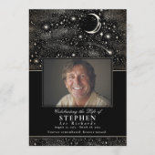 Sterren Viering van het Leven Foto Memorial Funera Programma (Voorkant)