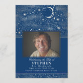 Sterren Viering van het Leven Foto Memorial Funera Programma (Voorkant)