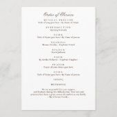 Sterren Viering van het Leven Foto Memorial Funera Programma (Achterkant)