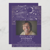 Sterren Viering van het Leven Foto Memorial Funera Programma (Voorkant / Achterkant)