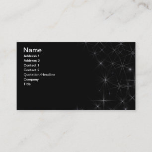 sterrenachtig visitekaartje