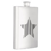 STERRENBALKODE Stellar Barcode Patroonontwerp Heupfles (Rechts)