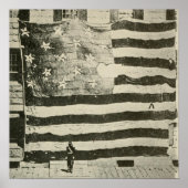 Sterrenbanner Amerikaanse militaire gevechtsvlag Poster (Voorkant)