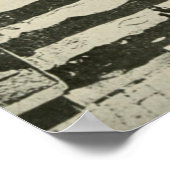 Sterrenbanner Amerikaanse militaire gevechtsvlag Poster (Hoek)