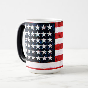 Sterrenbanner - Amerikaanse vlag Magische Mok