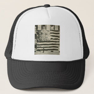 Sterrenbanner: Amerikaanse vlag tentoongesteld Trucker Pet