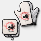 Sterrenbeeld - Boogschutter Ovenwant & Pannenlap Set (Voorkant / Achterkant)