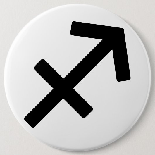 Sterrenbeeld Boogschutter Ronde Button 6,0 Cm (Voorkant)