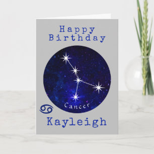 Sterrenbeeld Kanker Horoscoopkaart Kaart