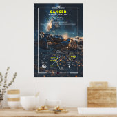 sterrenbeeld kanker poster (Keuken)