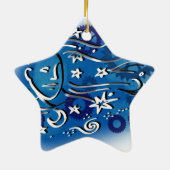 sterrenbeeld keramisch ornament (Achterkant)