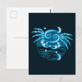 Sterrenbeeld Kreeft - Kreeftsymbool Briefkaart (Voorkant / Achterkant)