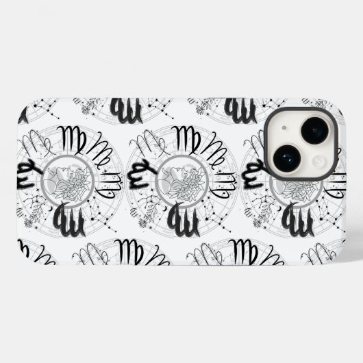 Sterrenbeeld - Maagd.w Case-Mate iPhone Case (Achterkant (horizontaal))