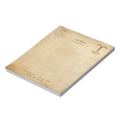 Sterrenbeeld Ram -  Notitieblok (Gedraaid)