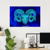 Sterrenbeeld Ram Poster (Thuiskantoor)