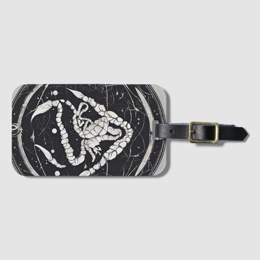 sterrenbeeld Schorpioen Bagagelabel (Voorkant (horizontaal))