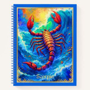 Sterrenbeeld Schorpioen in Deep Waters Journal Notitieboek