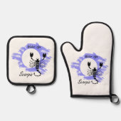 Sterrenbeeld - Schorpioen Ovenwant & Pannenlap Set (Voorkant)