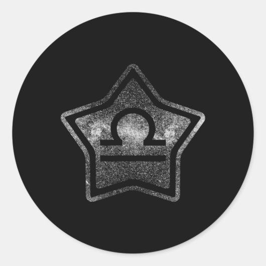 Sterrenbeeld Sterren 7 Sterrenbeeld Ronde Sticker (Voorkant)