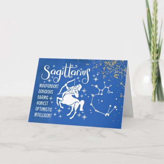 sterrenbeeld sterrenbeeld Boogschutter Kaart (Voorkant)