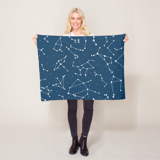 Sterrenbeeld sterrenbeeld fleece deken (In situ)