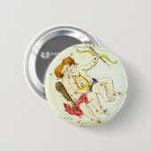 Sterrenbeeld: Tweelingen Ronde Button 5,7 Cm (Voorkant /achterkant)