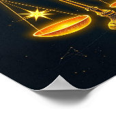 sterrenbeeld Weegschaal Poster (Hoek)