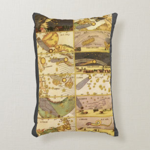  sterrenbeelden, Antiek sterrenkunde & Sterren Accent Kussen