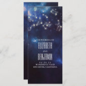 sterrenbeelden | Constellatie Trouwprogramma's Programma (Voorkant / Achterkant)