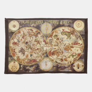 Sterrenbeelden, Oude Astronomie, Frederik de Wit Theedoek