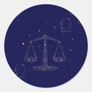 sterrenbibliotheek ronde sticker