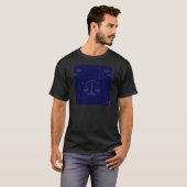 sterrenbibliotheek t-shirt (Voorkant volledig)