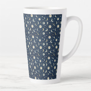 Sterrencafé en Maanpatroon Latte Mok