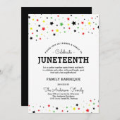 Sterrencluster | Juneteenth-evenement BRYG-kleuren Kaart (Voorkant / Achterkant)