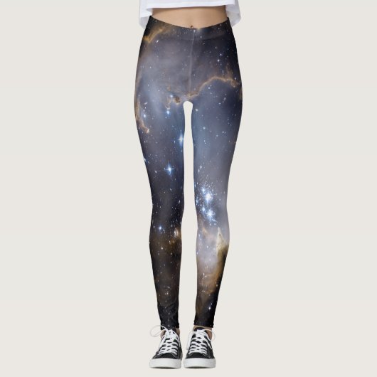 Sterrenclusters Galaxy Space Universe Leggings (Voorkant)