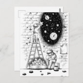 Sterrencollector Briefkaart (Voorkant / Achterkant)