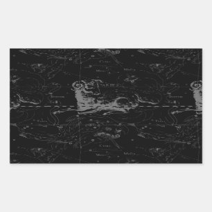 sterrenfabriek in stijlvol, Hevelius Rechthoekige Sticker