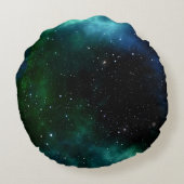 Sterrengalaxygradiënt Rond Kussen (Achterkant)
