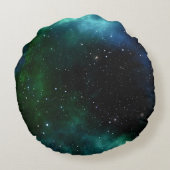 Sterrengalaxygradiënt Rond Kussen (Achterkant)