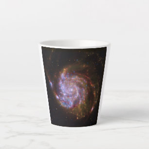 Sterrengeboorte in het Pinwheel: M101 Galaxy Latte Mok